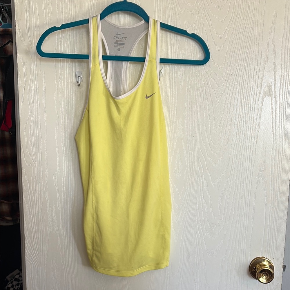 Nike Women's Bright Yellow Tank Top